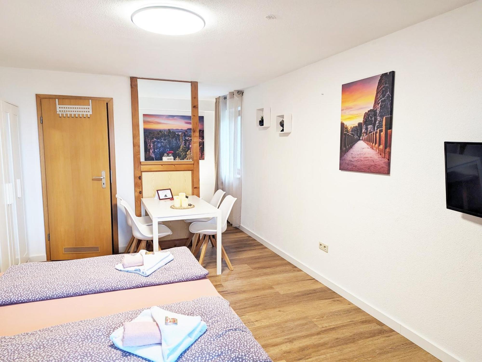 S2 - Urlaubsmagie - Am Wanderweg Mit Terrasse Apartment Sebnitz Bagian luar foto